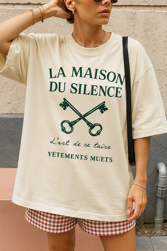 T-shirt oversize La Maison du Silence
